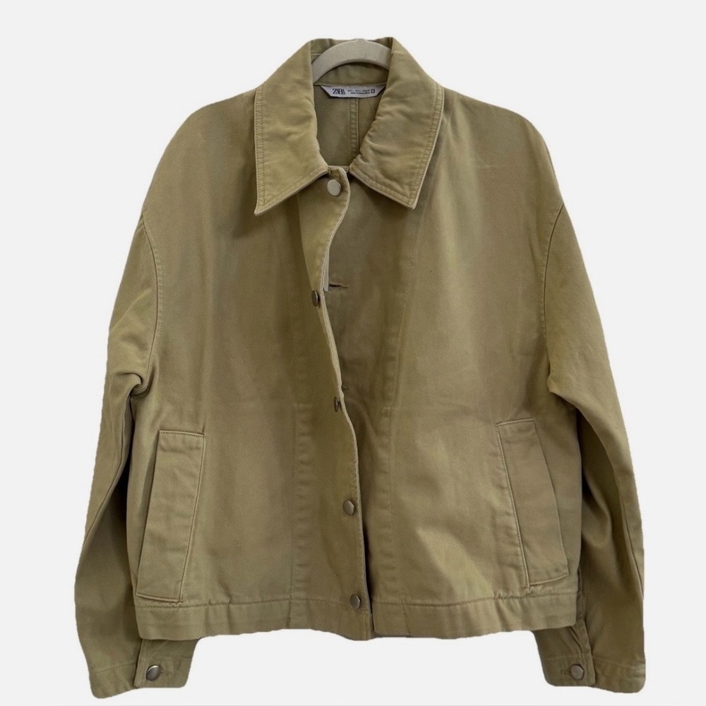 Zara Men Denim Button up Jacket-size M (Brand New without Tag)